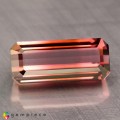 Natural Tourmaline 6.06 Carats Pink to Champagne Emerald Cut 15x7 mm Loose Gemstone - Image 5