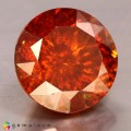 Natural Sphalerite 19.32 Carats Orange Round 15x10 mm Loose Gemstone - Image 6