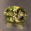 Natural Sillimanite 14.90 Carats Yellowish Green Oval 18x12 mm Loose Gemstone - Image 2
