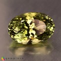 Natural Sillimanite 14.90 Carats Yellowish Green Oval 18x12 mm Loose Gemstone - Image 1