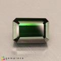 Natural Tourmaline 5.27 Carats Teal Green Emerald 11x8 mm Loose Gemstone - Image 1