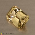 Natural Grossular garnet 3.80 Carats Light Pastel Yellow Emerald Cut 11x7 mm Loose Gemstone - Image 3