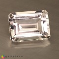 Natural Petalite 5.59 Carats White Emerald Cut 13x10 mm Loose Gemstone - Image 1