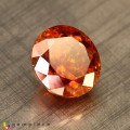 Natural Sphalerite 5.80 Carats Sunset Orange Round 10x7 mm Loose Gemstone - Image 5