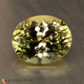 Natural Sillimanite 11.92 Carats Yellowish Green Oval 16x13 mm Loose Gemstone - Image 1