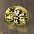 Natural Sillimanite 11.92 Carats Yellowish Green Oval 16x13 mm Loose Gemstone - Image 2