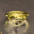 Natural Sillimanite 11.92 Carats Yellowish Green Oval 16x13 mm Loose Gemstone - Image 4