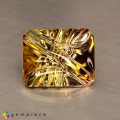 Natural Tourmaline 7.51 Carats Honey Yellow Fancy  13x11 mm Loose Gemstone - Image 1