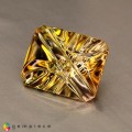 Natural Tourmaline 7.51 Carats Honey Yellow Fancy  13x11 mm Loose Gemstone - Image 3