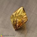 Natural Tourmaline 7.51 Carats Honey Yellow Fancy  13x11 mm Loose Gemstone - Image 4