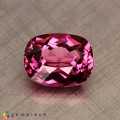 Natural Malaya garnet 1.26 Carats Vivid Purplish Pink Cushion 7x5 mm Loose Gemstone - Image 1