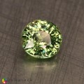 Natural Demantoid garnet 0.96 Carats Green Round 6x5 mm Loose Gemstone - Image 1