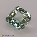 Natural Tourmaline 7.08 Carats Very Light Green Emerald 11x10 mm Loose Gemstone - Image 2