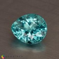Natural Apatite 1.55 Carats Paraiba Blue Pear 8x7 mm Loose Gemstone - Image 3