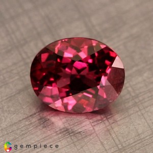 malaya garnet  1.42cts - 7x6mm