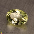 Natural Amblygonite 1.43 Carats Yellowish Green Oval 8x6 mm Loose Gemstone - Image 2