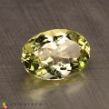 Natural Amblygonite 1.43 Carats Yellowish Green Oval 8x6 mm Loose Gemstone - Image 6