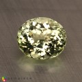 Natural Montebrasite 2.36 Carats Baby Green Oval 9x8 mm Loose Gemstone - Image 1