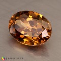 Natural Zircon 4.95 Carats Champagne Oval 11x8 mm Loose Gemstone - Image 2