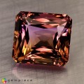 Natural Ametrine 52.20 Carats Purple To Golden Yellow Emerald Cut 22x21 mm Loose Gemstone - Image 8