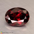 Natural Rhodolite garnet 8.31 Carats Vivid Purplish Pink Oval 14x11 mm Loose Gemstone - Image 6