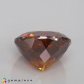 Natural Sphalerite 15.17 Carats Vivid Orange Round 14x9 mm Loose Gemstone - Image 4