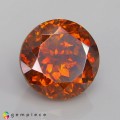 Natural Sphalerite 15.17 Carats Vivid Orange Round 14x9 mm Loose Gemstone - Image 6