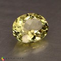 Natural Amblygonite 1.57 Carats Yellowish Green Oval 8x6 mm Loose Gemstone - Image 4