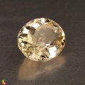 Natural Montebrasite 1.54 Carats Light Pastel Yellow Oval 8x7 mm Loose Gemstone - Image 4