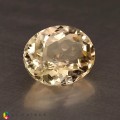 Natural Montebrasite 1.54 Carats Light Pastel Yellow Oval 8x7 mm Loose Gemstone - Image 5