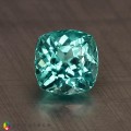 Natural Apatite 1.87 Carats Paraiba Blue Green Antique Cushion 7x5 mm Loose Gemstone - Image 1