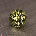 Natural Demantoid garnet 0.75 Carats Green Round 5x4 mm Loose Gemstone - Image 2