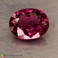 Natural Rhodolite garnet 3.82 Carats Vivid Purple Oval 10x8 mm Loose Gemstone - Image 1