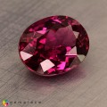 Natural Rhodolite garnet 3.82 Carats Vivid Purple Oval 10x8 mm Loose Gemstone - Image 6