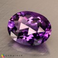 Natural Amethyst 7.94 Carats Purple Oval Checker 16x12 mm Loose Gemstone - Image 2