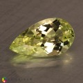 Natural Amblygonite 1.31 Carats Yellowish Green Pear 10x6 mm Loose Gemstone - Image 1