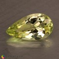 Natural Amblygonite 1.31 Carats Yellowish Green Pear 10x6 mm Loose Gemstone - Image 3