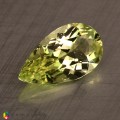 Natural Amblygonite 1.31 Carats Yellowish Green Pear 10x6 mm Loose Gemstone - Image 2