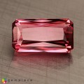 Natural Tourmaline 3.31 Carats Pink Emerald 11x6 mm Loose Gemstone - Image 1