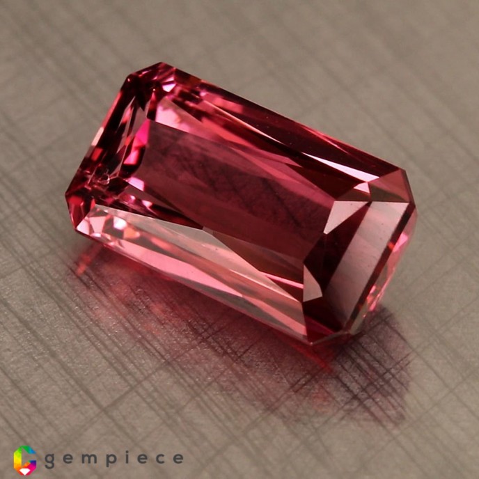 Natural Tourmaline 3.31 Carats Pink Emerald 11x6 mm Loose Gemstone - Image 3
