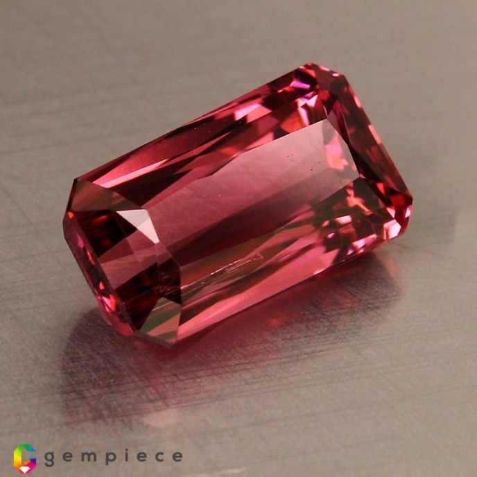 Natural Tourmaline 3.31 Carats Pink Emerald 11x6 mm Loose Gemstone - Image 5