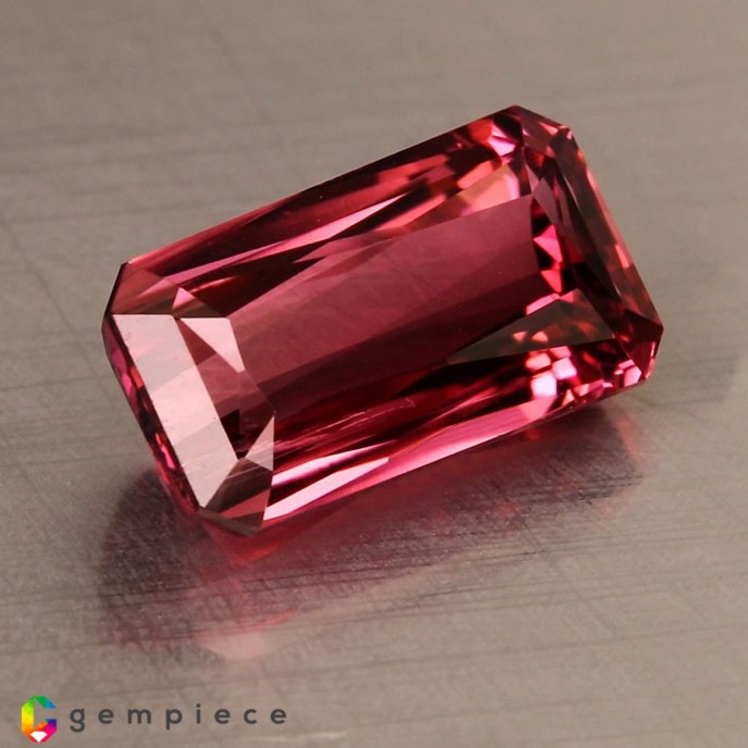 Natural Tourmaline 3.31 Carats Pink Emerald 11x6 mm Loose Gemstone - Image 6