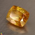 Natural Sphalerite 8.36 Carats Golden Yellow Orange Cushion 12x10 mm Loose Gemstone - Image 3