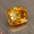Natural Sphalerite 8.36 Carats Golden Yellow Orange Cushion 12x10 mm Loose Gemstone - Image 7