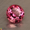 Natural Tourmaline 1.34 Carats Pink Round 7x5 mm Loose Gemstone - Image 1
