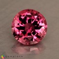 Natural Tourmaline 1.34 Carats Pink Round 7x5 mm Loose Gemstone - Image 3