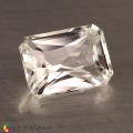 Natural Montebrasite 1.73 Carats White Emerald 8x6 mm Loose Gemstone - Image 1
