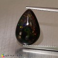 Natural Opal 3.32 Carats Rainbow Pear Cabochon 15x10 mm Loose Gemstone - Image 4