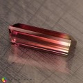Natural Tourmaline 1.47 Carats Pink to Champagne Baguette 10x4 mm Loose Gemstone - Image 3