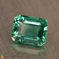 Natural Apatite 1.55 Carats Paraiba Green Emerald Cut 7x6 mm Loose Gemstone - Image 5